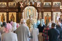 Архиерейское богослужение в Никольском храме города Павловский Посад 