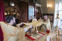 Архиерейское богослужение в Никольском храме города Павловский Посад 