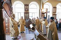 Архиерейское богослужение в Никольском храме города Павловский Посад 