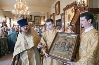 Архиерейское богослужение в Никольском храме города Павловский Посад 