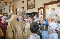 Архиерейское богослужение в Никольском храме города Павловский Посад 