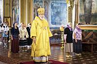 Архиерейское богослужение в Пятницком храме села Туголес 