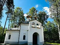 Архиерейский визит в строящийся Димитрие-Солунский храм города Электрогорска 