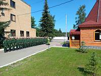 Праздник святых благоверных князей Бориса и Глеба в Учебном центре Железнодорожных войск города Щёлково