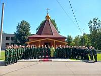 Праздник святых благоверных князей Бориса и Глеба в Учебном центре Железнодорожных войск города Щёлково
