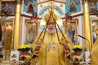 Архиерейское богослужение в Троицком храме г. Лосино-Петровский 