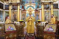 Архиерейское богослужение в Троицком храме г. Лосино-Петровский 