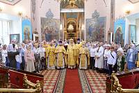 Архиерейское богослужение в Троицком храме г. Лосино-Петровский 