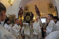 Великое освящение Покровского храма села Покровское (подворье Гуслицкого монастыря)
