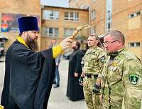 Освящение техники для воинов-павловопосадцев перед отправкой в зону СВО