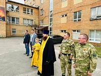 Освящение техники для воинов-павловопосадцев перед отправкой в зону СВО