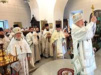 Престольный праздник в Спасском храме деревни Каблуково 