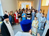 Освящение средней школы №18 в Павловском Посаде