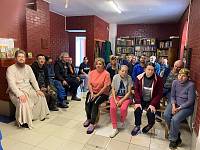 Духовная беседа в приюте для бездомных «Дом трудолюбия «Ной»