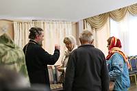 Встреча с мобилизованным и его семьёй в Ногинске