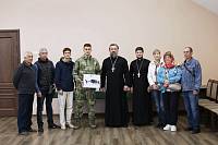 Встреча с мобилизованным и его семьёй в Ногинске