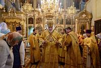 Архиерейский визит во Владимирский храм деревни Маврино 