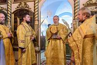 Архиерейский визит во Владимирский храм деревни Маврино 