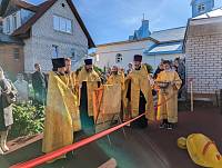 Открытие детской площадки при Параскевинском храме деревни Горбачиха