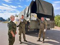 Отправка тридцатого груза гуманитарной помощи из Нестерово