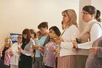 Освящение школы №14 в Электрогорске