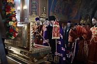 Архиерейское богослужение в Богоявленском соборе Ногинска 