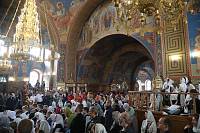 Архиерейское богослужение в Богоявленском соборе Ногинска 