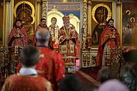 Архиерейское богослужение в Богоявленском соборе Ногинска 