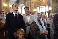 Архиерейское богослужение в Богоявленском соборе Ногинска 