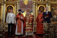 Архиерейское богослужение в Богоявленском соборе Ногинска 