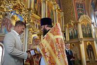 Архиерейское богослужение в Богоявленском соборе Ногинска 