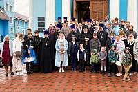 Архиерейское богослужение в Богоявленском соборе Ногинска 