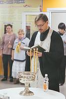 Освящение школы №16 в Электрогорске