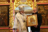 Освящение Вознесенского храма села Воскресенское 