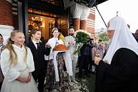 Святейший Патриарх Кирилл совершил освящение Троицкого храма в подмосковной Коломне