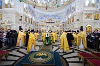 Святейший Патриарх Кирилл совершил освящение Троицкого храма в подмосковной Коломне