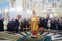 Святейший Патриарх Кирилл совершил освящение Троицкого храма в подмосковной Коломне