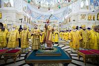 Святейший Патриарх Кирилл совершил освящение Троицкого храма в подмосковной Коломне