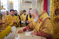 Святейший Патриарх Кирилл совершил освящение Троицкого храма в подмосковной Коломне