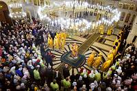 Святейший Патриарх Кирилл совершил освящение Троицкого храма в подмосковной Коломне