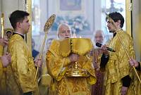 Святейший Патриарх Кирилл совершил освящение Троицкого храма в подмосковной Коломне