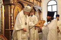 Освящение Сергиевского храма села Новосергиево 