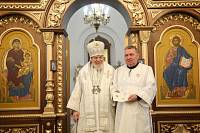 Освящение Сергиевского храма села Новосергиево 