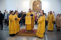 Архиерейское богослужение в Покровском храме деревни Воря-Богородское 