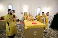 Архиерейское богослужение в Покровском храме деревни Воря-Богородское 