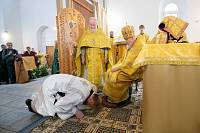 Архиерейское богослужение в Покровском храме деревни Воря-Богородское 