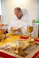 Архиерейское богослужение в Покровском храме деревни Воря-Богородское 