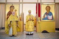 Архиерейское богослужение в Покровском храме деревни Воря-Богородское 