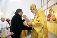 Архиерейское богослужение в Покровском храме деревни Воря-Богородское 