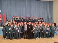 Духовная беседа в кадетских классах Электрогорской средней школы